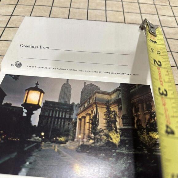 Old Vintage NEW YORK Post Cards Fold Out‎ Set The WONDER CITY Views Made USA - Picture 6 of 9